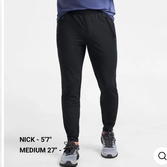 New ASH & ERIE Hybrid Jogger in Black Mens Small 27”-29” - Picture 1 of 11
